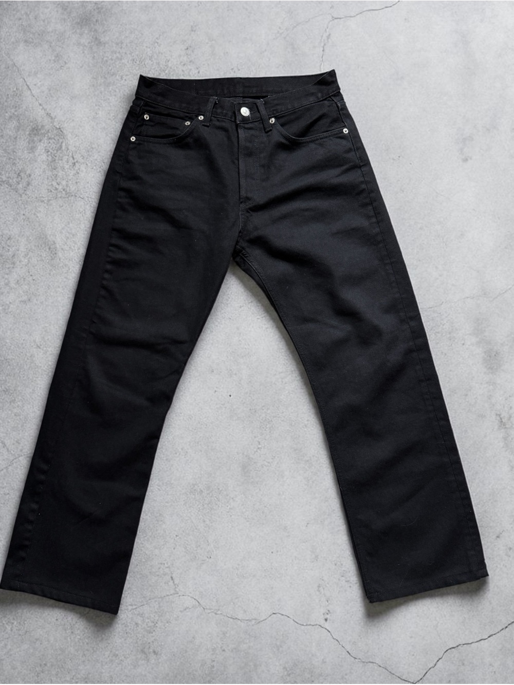 Nwot Sandro Paris Men's Black relax Straight-Leg Jeans